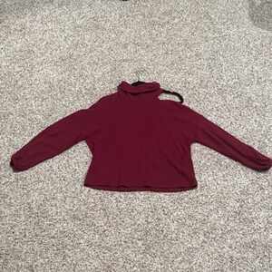 Pink Lily Burgundy Sweater